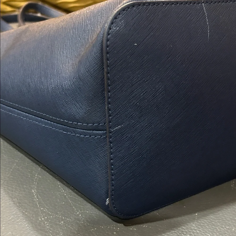 Michael Kors Jet Set Laptop Bag, Navy - Picture 4 of 15